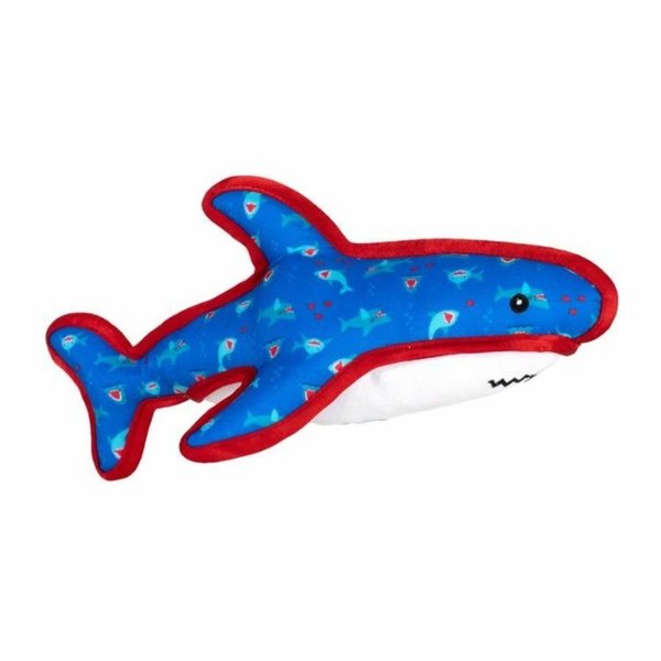 The Worthy Dog Chomp Shark Dog Toy, Small 96208513